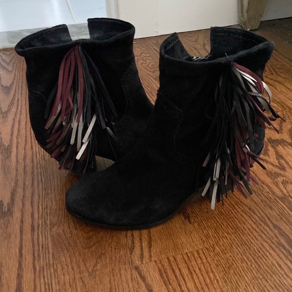 Tassel booties
